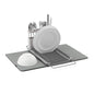 Umbra Udry Dish Rack and Microfiber Drying Mat – Space-Saving Design Folds Up for Easy Storage, Over-Sink Rack, Gray