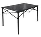 MOUNTAIN SUMMIT GEAR Heavy-Duty Roll-Top Table for Camping (Large) - Portable Aluminum-Top Folding Table with Steel Frame by Caddis Sports - size: Large