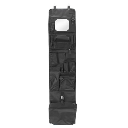 Police Style Hanging Closet, 52 x 11 Inches Shelf Hanging Work Locker Organizer, 600D Oxford Cloth Door Locker Organization for Police Security Law Enforcement