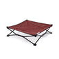 Coolaroo On-The-Go Elevated Dog Bed - Foldable Pop-Up Travel Dog Bed with Breathable, Moisture-Resistant Fabric, Carry Bag Included, Lightweight & Portable, Brick, Medium - color: Brick, style: Medium