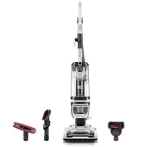 Kenmore DU4399 Featherlite Lift-Up Bagless Upright Vacuum 2-Motor Power Suction Lightweight Carpet Cleaner with Hair Eliminator Brushroll, HEPA Filter and 2 Cleaning Tools, White - color: White