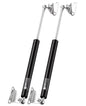 23 Inch 67Lbs 298N Gas Struts for RV Bed Toolbox Trash Bin Lid Trap Door Camper Storage Crate Basement Floor Hatch Canopy Shed Windows, DIY Gas Shocks Lift Kit with L Mount Brackets, 2 Pcs by IAQWE