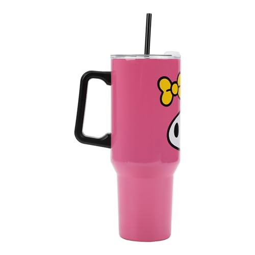 Bioworld My Melody 40 Oz Stainless Steel Tumbler with Handle - color: My Melody Face
