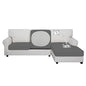 Easy-Going 100% Waterproof 3 Pieces Couch Cushion Covers for Sectional Sofa Left/Right L Shape Chaise Lounge Sofa Seat slipcover Anti-Slip Sofa Cover (2 Seater + 1 Chaise, Gray - color: Grey, size: 2 Seater + 1 Chaise