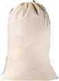 Large Cotton Laundry Bag, Heavy Duty Large Laundry Bags 24 x 36 inch Drawstring Travel Organizer Bag Fit Hamper Basket Camp (Beige, Pack of 1) - color: Beige, size: Pack of 1