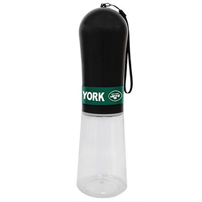 Dog Water Bottle. NFL New York Jets PET Water Bottle. Best Cat Water Bottle. Water Fountain Dispenser for Dogs & Cats. - color: New York Jets