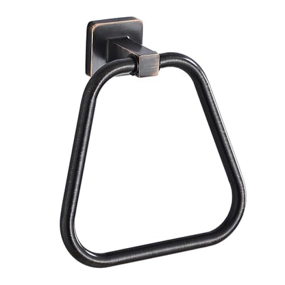 Oil Rubbed Bronze Towel Ring for Bathroom, Kitchen Bath Towel Holder Hangers Wall Mount Heavy Duty Stainless Steel - color: Oil Rubbed Bronze, size: 1 Pack