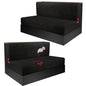 Waterproof RV Dinette Cushion Covers - Stretch Seat Slipcover, Washable RV Couch Cover Designed for Camper Car Bench (Loveseat 2 Backrest Cover & 2 Bench Cover, Black) - color: Black, size: Loveseat 2 Backrest Cover & 2 Bench Cover