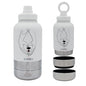 INSIPRA 32oz Dog Water Bottle with Food & Water Bowls – 3-in-1 Portable Pet Travel Bottle with Magnetic Phone Holder, Leakproof, BPA Free, Insulated - color: WHITE