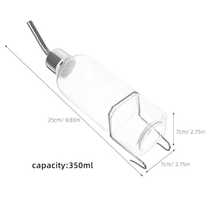balacoo Pet Hanging Water Dispenser 9.84In Portable Leak-Proof Automatic Dog Water Bottle for Crate and Kennel Feeding
