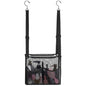 Joyibay Adjustable Hanging Mesh Shower Caddy, 4 Pockets, 2 Metal Hooks | Breathable hanging storage bag for shower, gym, RV, travel, and compact bathroom spaces; keeps bath items easy to reach