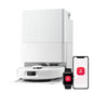 roborock Qrevo S Pro Robot Vacuum and Mop, 18,500Pa Suction, Multifunctional Dock with 167℉ Mop Self-Cleaning, Smart Obstacle Avoidance, Anti-Tangle Brush, Liftable Spinning Mop, White - color: White