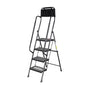 Valeo 4 Step Ladder with Handrails,500 Lbs Capacity,Folding Step Stool Ladder with Attachable Tool Bag,Lightweight & Storage Step Ladder 4 Step Folding,Multi-use for Home,Kitchen,Office,Black - style: 4 Step Ladder with Handrails