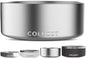 Coldest Dog Bowl - Anti Rust Metal, Non Slip, 3 Layers Insulated Stainless Steel Dog Bowls - Spill Proof & Heavy Duty - Water Bowl for Dogs, Cats, Dish Washer Safe (64 oz, Polished Stainless Steel) - color: Polished Stainless Steel, size: 64 oz