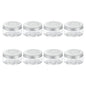 HARFINGTON 8 Pcs Empty Scent Beads Storage Container 3oz/80ml Air Freshener Tins Round Refillable Spice Containers Plastic Jars Sample for Travel Storage - size: 80ml