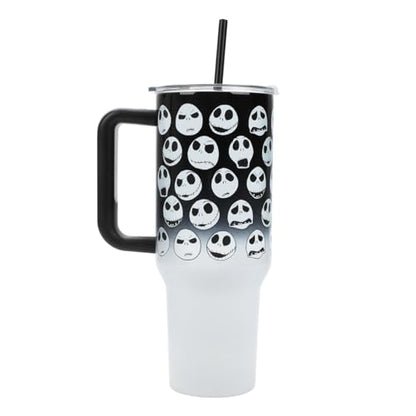 Bioworld Nightmare Before Christmas Jack Skellington 40 Oz Stainless Steel Tumbler - color: Jack Skellington