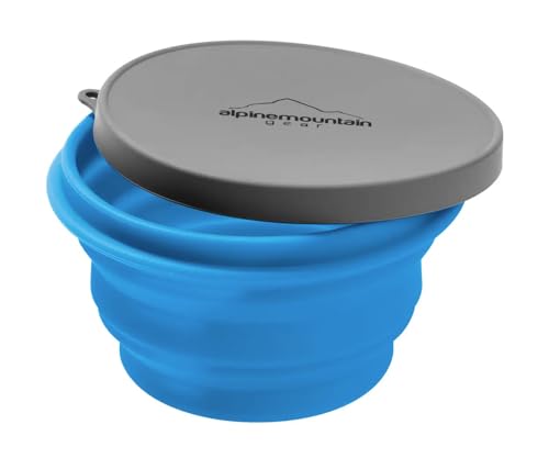 Collapsible Silicone Bowl (Large (Blue)) - color: Large (Blue)