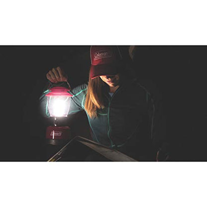 Coleman 400L LED Lantern, Water & Impact-Resistant Lantern with Carry Handle, Lifetime LED Lights Never Need Replacing, 4D Battery not Included - size: One Size