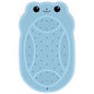 Upgraded Bathtub Mat Non Slip, Kids Bath Mat 30"x 18", Bath Mat for Tub Non Slip with Strong Suction and Textured Surface, Natural Rubber Latex Free PVC Free Safe for Baby, Frog Pattern, Blue - color: Blue