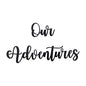 PRIMESTL Travel Wall Art & Adventure Decor – Our Adventure Metal Wall Decorations for RV Decorations, Travel Decor, Unique Design Gift for Travel Lovers, 22.05" x 3.58"