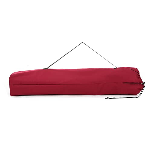 ARROWHEAD OUTDOOR Portable Deluxe Folding Camp Quad Chair w/Headrest, Glass & Cup Holders, Armest 6-can Cooler, Heavy Duty Carry Bag, 550 lbs Weight Capacity - color: Burgundy Red