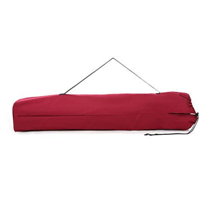 ARROWHEAD OUTDOOR Portable Deluxe Folding Camp Quad Chair w/Headrest, Glass & Cup Holders, Armest 6-can Cooler, Heavy Duty Carry Bag, 550 lbs Weight Capacity - color: Burgundy Red