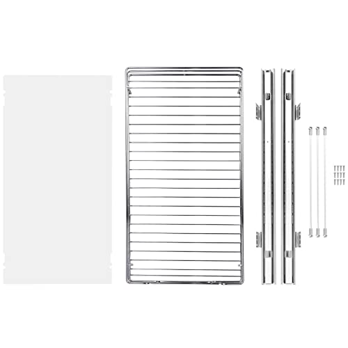 VEVOR 12.5"Wx16.5"Dx3.5"H Pull Out Cabinet Organizer, Heavy Duty Slide Out Pantry Shelves, Chrome-Plated Steel Roll Out Drawers Storage, for Home, Under Sink, 14"Wx17.5"Dx7"H Install Size for Cabinet - size: 12.5"Wx16.5"D