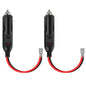 Nilight 10028W 2 Pack Cigarette Lighter Male Plug with Leads 10Amp Fuse with LED Light Car Replacement Cigar Male Socket Plug Extension Cable - color: 2 Pack Male Plug
