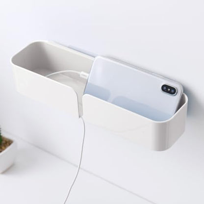 Floating Shelf Wall Mounted Non-Drilling Adhesive Bathroom Organizer Ledge Shelf for Home Decor