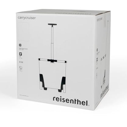 reisenthel carrycruiser dots - Portable Shopping Trolley with Sturdy Aluminum Frame, Shoulder Strap and Removable mesh Inner Bag -Water-Repellent - color: Dots