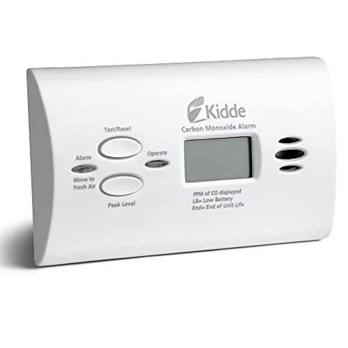 Kidde Carbon Monoxide Detector, AA Battery Powered CO Alarm with LEDs, Test-Reset Button, Low Battery Indicator, Portable - style: 3rd Edition