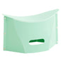 Foldable Stool Portable Chair Lightweight Collapsible Camping Hiking Stools,Small Folding Travel Chairs for Fishing Hiking Tours BBQ Parties Subway Squatty Potty （Light Green） - color: Light Green