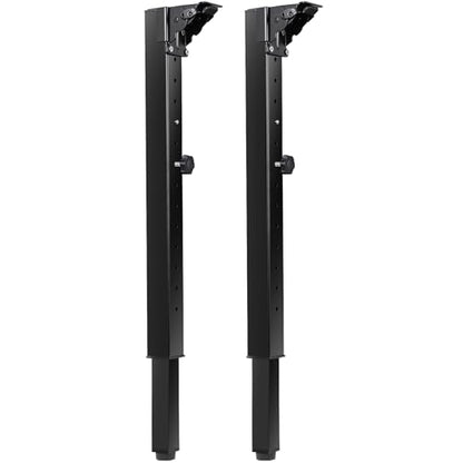 Folding Square Table Legs 2 PCS for Outdoor Camper, RV | Adjustable Height 25”- 34” DIY Desk Legs, Foldable Furniture Legs for Coffee Dinner Table, Tabletops, Kitchen - size: Adjustable Height - 25”- 34”