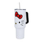 Bioworld Hello Kitty 40 Oz. Stainless Steel Tumbler With Leak-Proof Lid - color: Hello Kitty Face