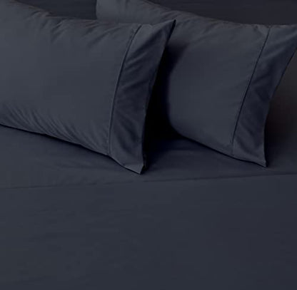 Great Bay Home 3-Piece Twin Blue Microfiber Sheet Set - Ultra-Soft, Brushed Bedding Sheets & Pillowcases - Wrinkle & Fade Resistant, All-Season Bed Sheets for Bed (Twin, Ocean) - color: 28 - Ocean, size: Twin