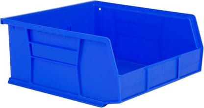 HE HUDSON EXCHANGE 11" x 11" x 5" (3 Pack) Plastic Stackable Storage Bin, Blue - color: Blue, size: 3 Pack