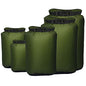 Pimoys 5 Pack Waterproof Dry Sacks, Lightweight Outdoor Dry Bags 20L /12L / 10L/ 6L/ 3.5L Ultimate Dry Bags for Kayaking Camping Rafting Boating - color: Green