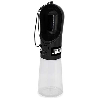 Dog Water Bottle. NFL Jacksonville Jaguars PET Water Bottle. Best Cat Water Bottle. Water Fountain Dispenser for Dogs & Cats. - color: Jacksonville Jaguars