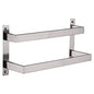 KOKOSIRI Hand Towel Bars 16 Inches Bathroom 2-Tiers Ladder Towel Rails Towel Holders Wall Mounted Towels Shelves Rack Brushed Stainless Steel, B5008BR-L16 - color: Brushed Nickel, size: 16-Inch