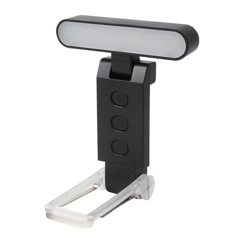 Book Light,USB Rechargeable Clip-On Reading Light,30 Adjustable Modes,Eye-Caring with Timer,Perfect for Book Lovers/Travel(Black, Rectangle) - color: Black, size: Rectangle