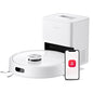 roborock Q7 M5+ Robot Vacuum and Mop, Upgraded from Q5 Max+, Up to 7-9 Weeks Self-Empty, 10000Pa Suction, Dual Anti-Tangle System for Pet Hair & Carpet, PreciSense LiDAR Navigation, App Control, White - color: White