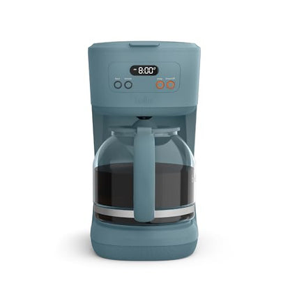 bella 12 Cup Programmable Coffee Maker, Reusable Dishwasher Safe Accessories, Easy LCD display, Auto Shutoff, 900 watt, Surf - color: Surf