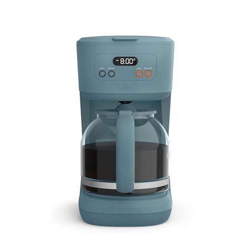 bella 12 Cup Programmable Coffee Maker, Reusable Dishwasher Safe Accessories, Easy LCD display, Auto Shutoff, 900 watt, Surf - color: Surf