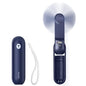 JISULIFE Portable Handheld Fan, Mini Personal 3-In-1 with Power Bank&Flashlight, 12-19 Hrs USB Rechargeable Battery Pocket Fan for Travel/Summer/Vacation/Concert, Essential Gifts for Men/Women-Blue - color: Blue