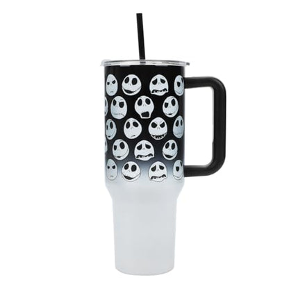 Bioworld Nightmare Before Christmas Jack Skellington 40 Oz Stainless Steel Tumbler - color: Jack Skellington
