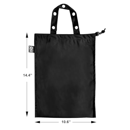 Cute Hanging Car Trash Garbage Bag 100% Leakproof Waterproof Multipurpose for Car Back Front Seat Console with Hanging Strap (Black) - color: Black