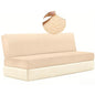 2 Piece RV Couch Covers for Sofa Bed, Stretch Elastic Camper Slipcover for RV Jackknife Sofa Bed, Washable Anti-Slip Furniture Protector, Pet Friendly & Wrinkle Free(Beige) - color: Beige
