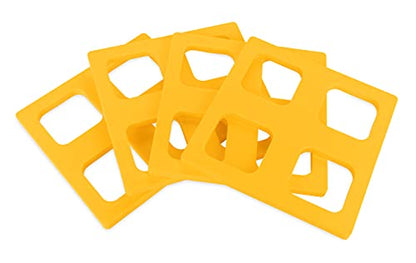 Camco Camper/RV Leveling Block Cap - Provides More Stable & Safer Surface for Jacks or Stabilizers - Secure 2 Blocks Together - 4-Pack (44500) - size: 4-Pack, style: Leveling Block Cap