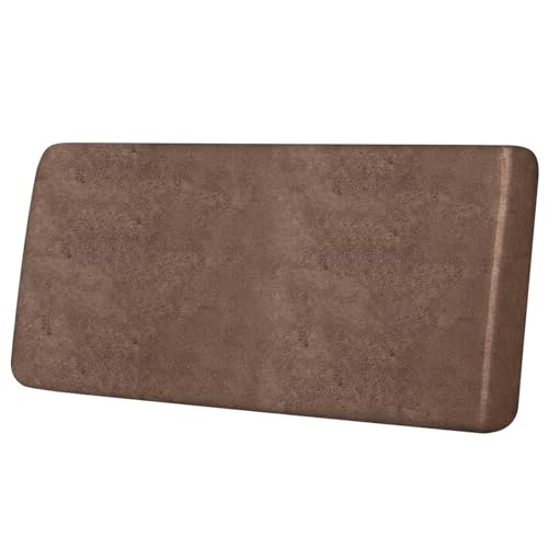 ANARACHON Leather Look Couch Cushion Covers Sofa Seat Slipcovers Sets Couches Furniture Protector for Sectional Armchair Loveseat Pets Kids Stretch Spandex Fabric (1 Cushion Loveseat, Brown) - color: 01 Brown, size: 1 Cushion Loveseat
