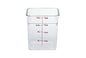 Cambro - 8SFSCW135 Camwear Polycarbonate Square Food Storage Container, 8 Quart (This does not come with a lid) - size: 8 QT